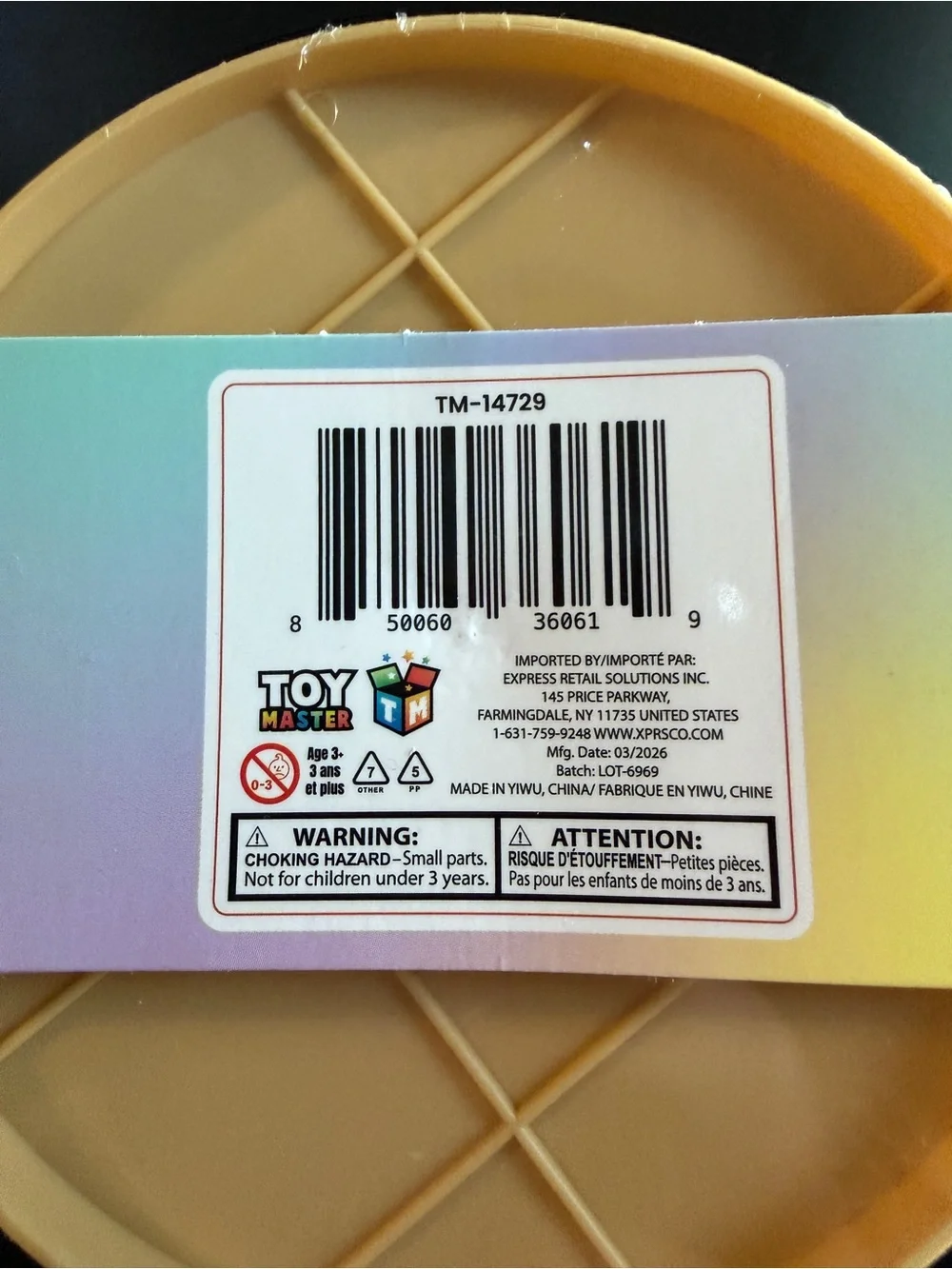 New Toy Master Bao Bun's Rainbow Surprise Dumpling Golden Series 1 Squishy 3+